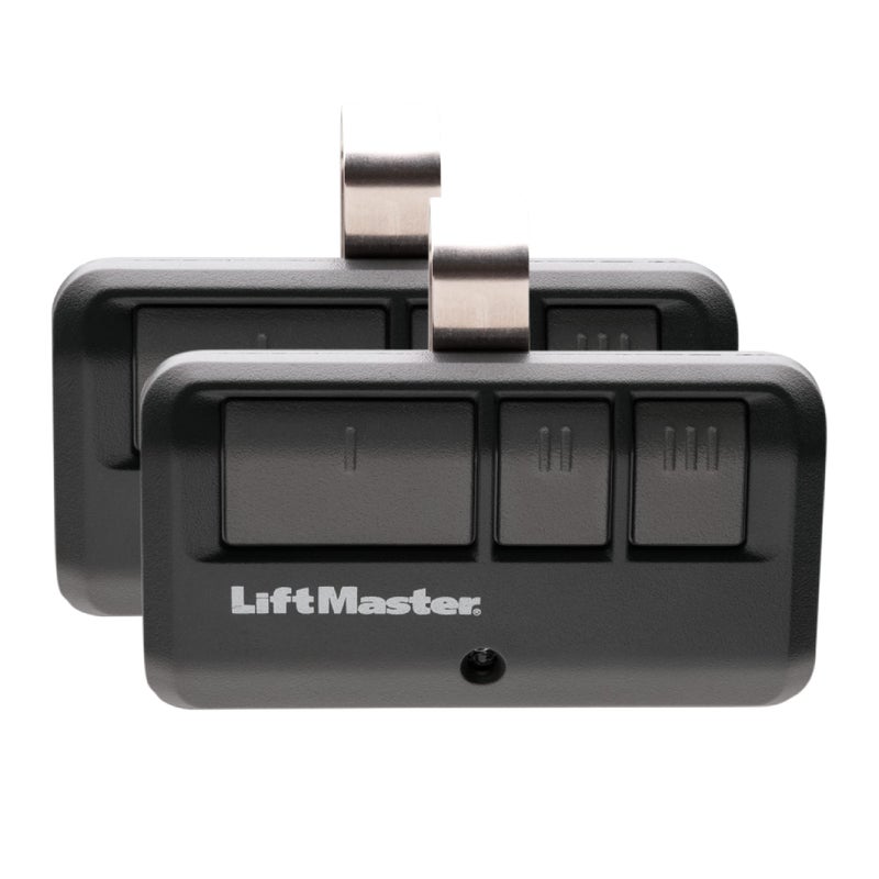 LiftMaster 893LM Security+ 2.0 3-Button Visor Clip Garage Door Opener Remote Control - Pack of 2 - Image 1
